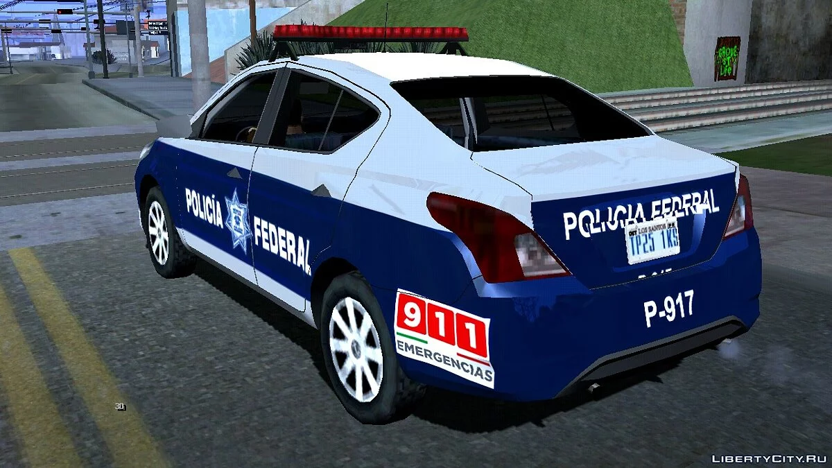 Nissan Versa 2019 (SA style, police) / GTA San Andreas (iOS, Android)