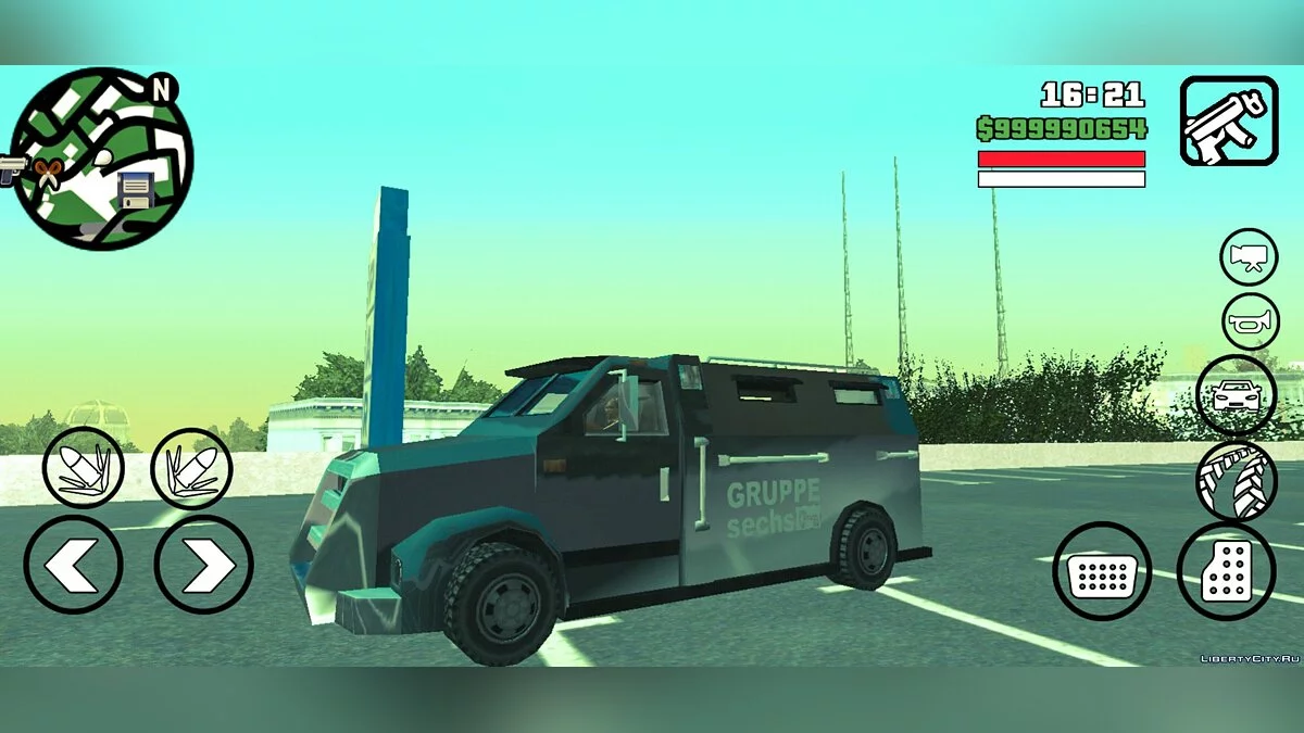 Securicar з GTA LCS [SA Style] / GTA San Andreas (iOS, Android)