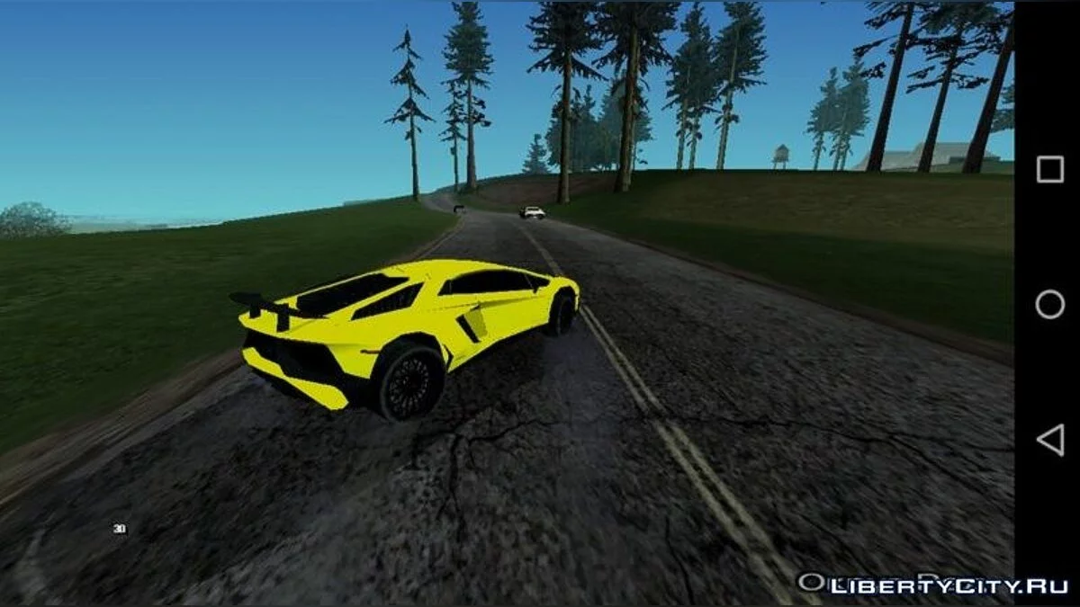 Lamborghini Aventador SV Low-Poly / GTA San Andreas (iOS, Android)