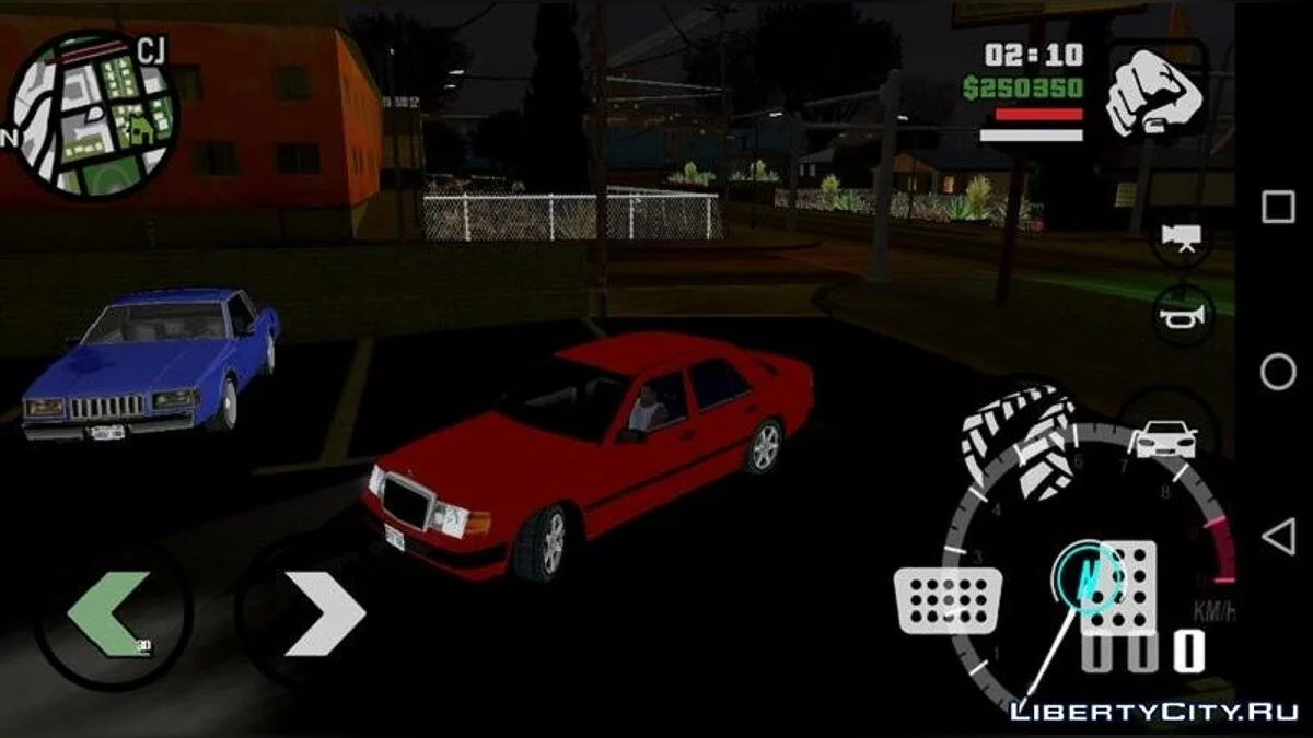 Mercedes-Benz W124 E500 Low-Poly (nur DFF) / GTA San Andreas (iOS, Android)