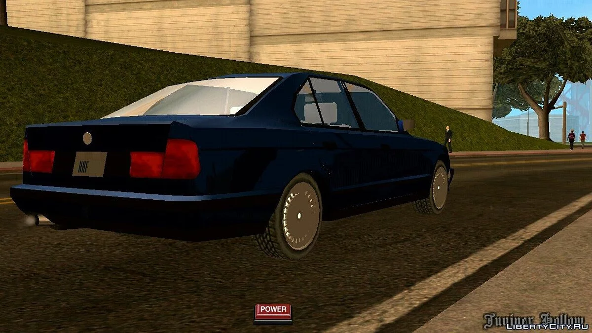 BMW 5 E34 no estilo SA (apenas DFF) / GTA San Andreas (iOS, Android)