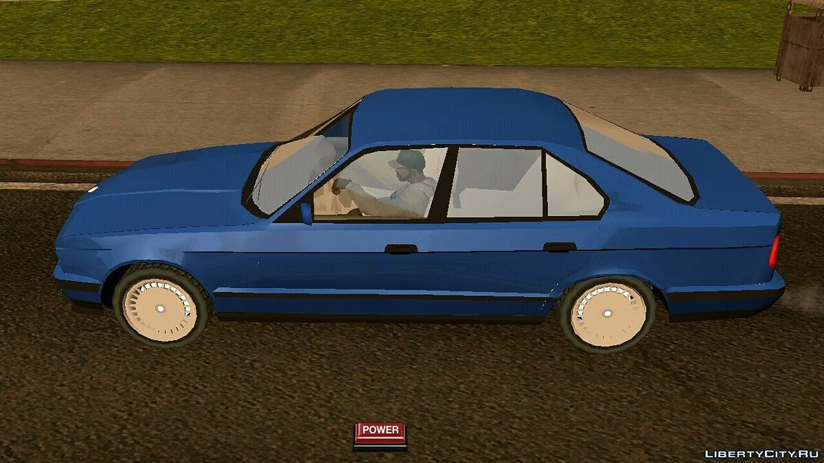 BMW 5 E34 no estilo SA (apenas DFF) / GTA San Andreas (iOS, Android)