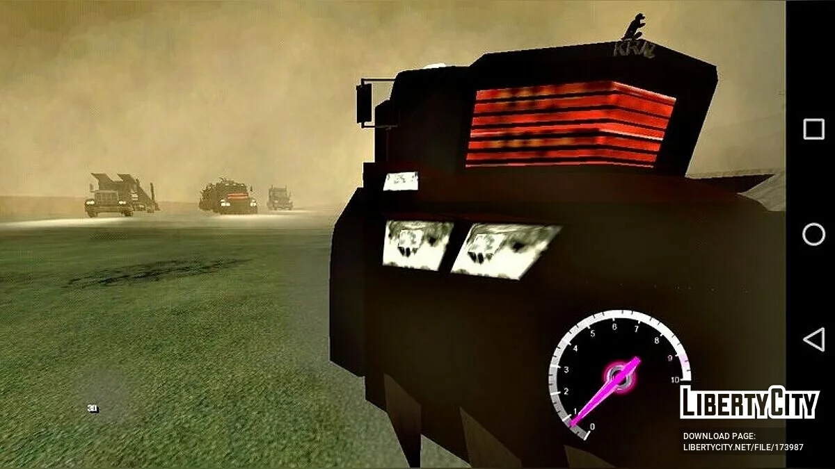 Вантажівка та причіп від: Mad Max / GTA San Andreas (iOS, Android)