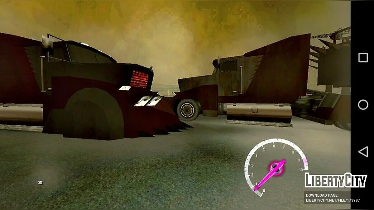 Вантажівка та причіп від: Mad Max / GTA San Andreas (iOS, Android)