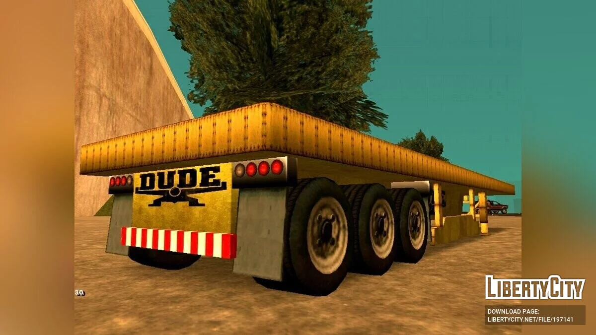 DUDE Schwerlastanhänger / GTA San Andreas (iOS, Android)