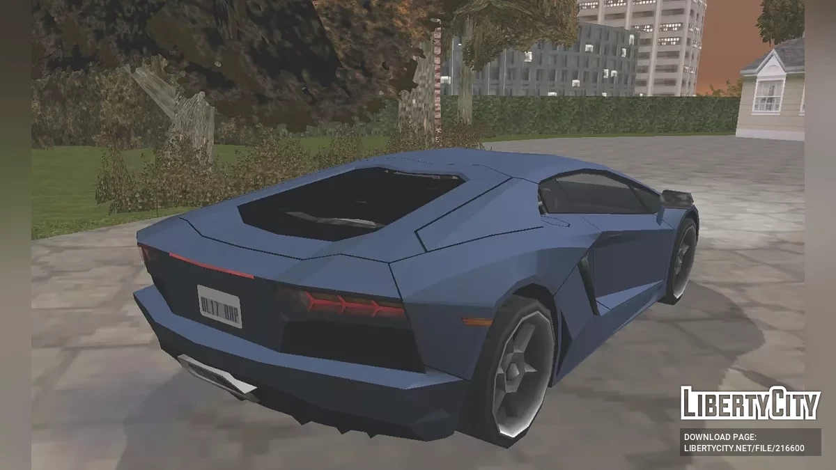 Lamborghini Aventador LP 700-4 (DFF Only / SA Style) / GTA San Andreas (iOS, Android)