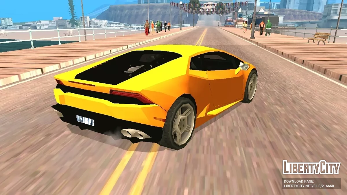 Lamborghini Huracan DFF Only & Low Poly / GTA San Andreas (iOS, Android)