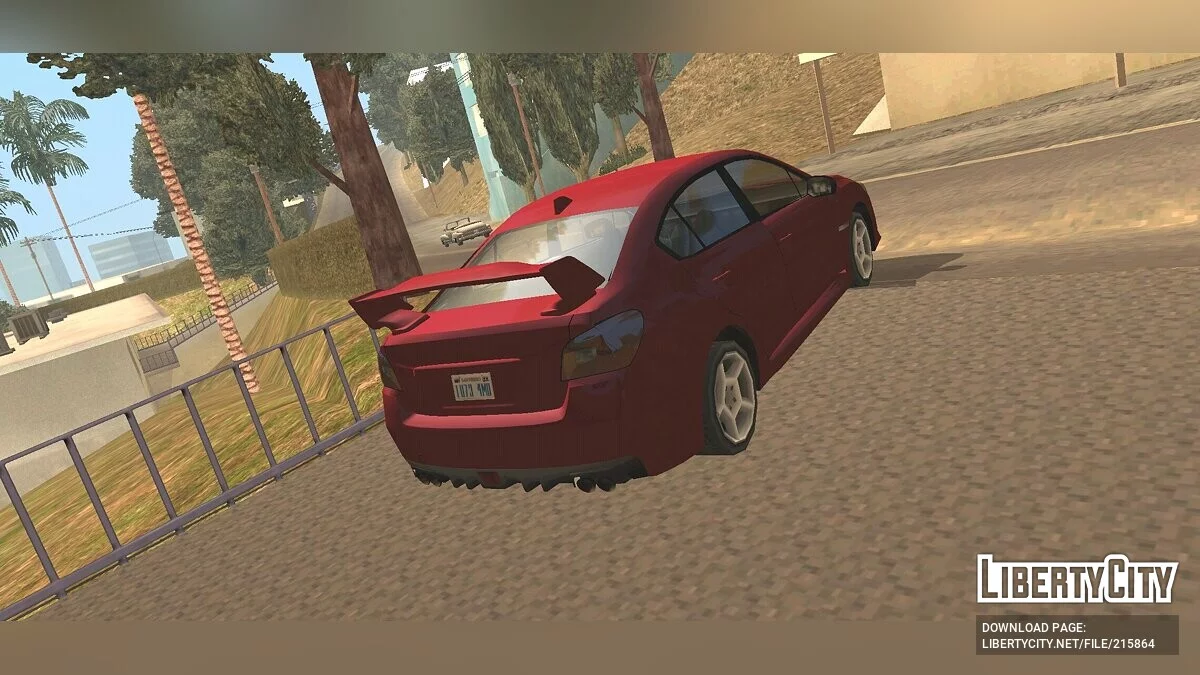 Subaru Impreza WRX STI O Olho do Raptor (Apenas DFF / Estilo SA) / GTA San Andreas (iOS, Android)