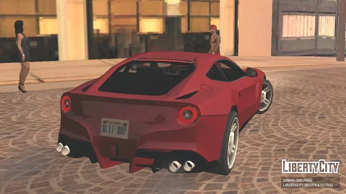 Ferrari F12 Berlinetta (apenas DFF + estilo SA) / GTA San Andreas (iOS, Android)