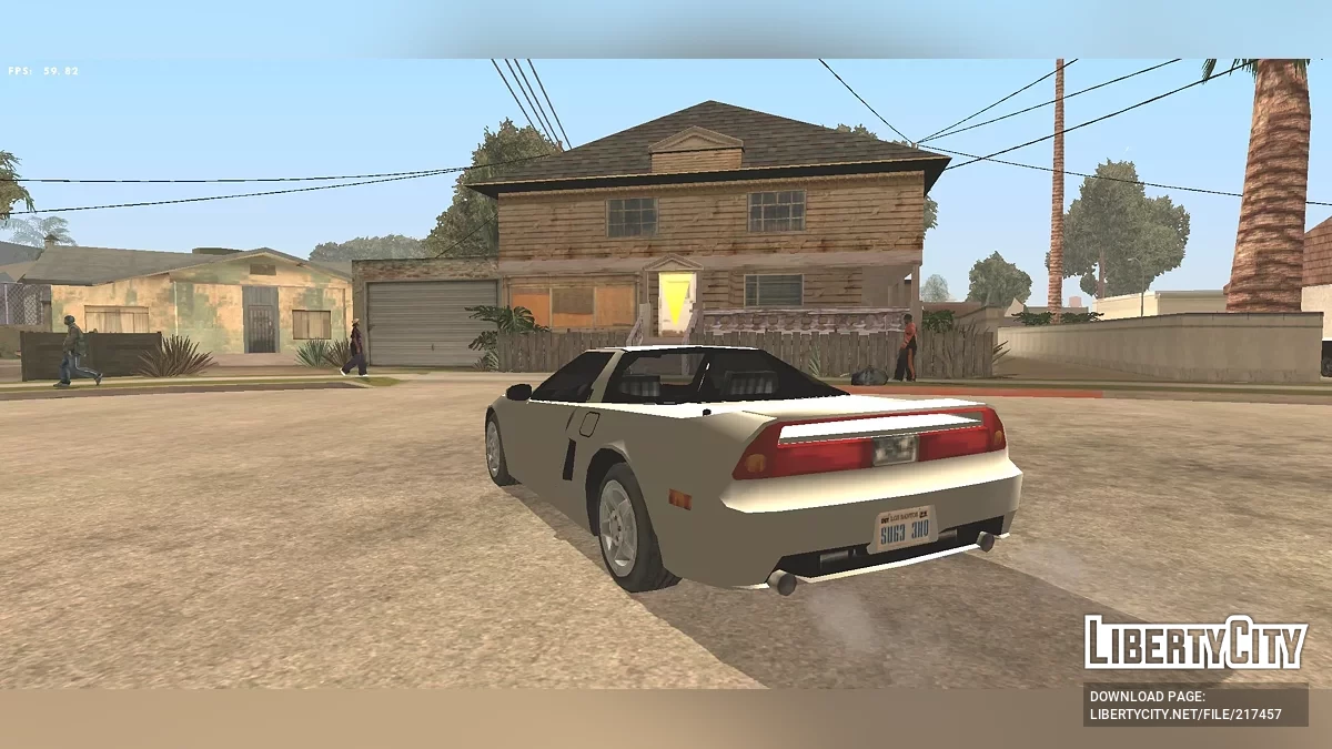 Honda NSX (somente DFF + SA estilo) / GTA San Andreas (iOS, Android)