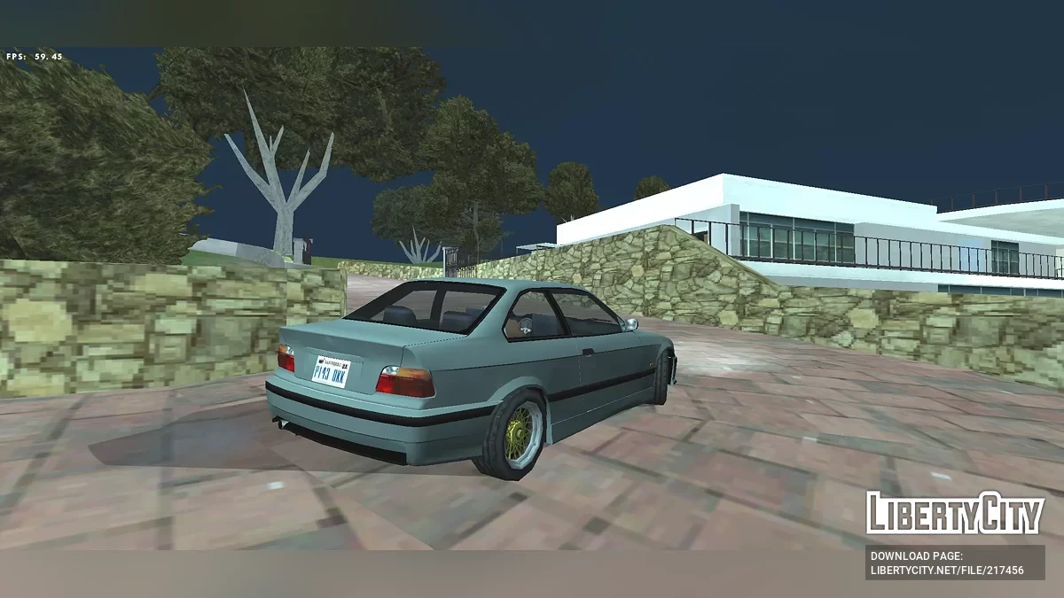 BMW M3 2005 (apenas DFF + estilo SA) / GTA San Andreas (iOS, Android)