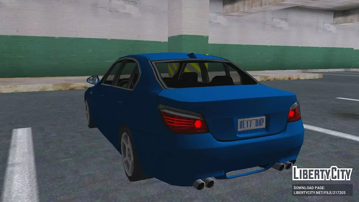 BMW M5 E60 (DFF and SA Style only) / GTA San Andreas (iOS, Android)