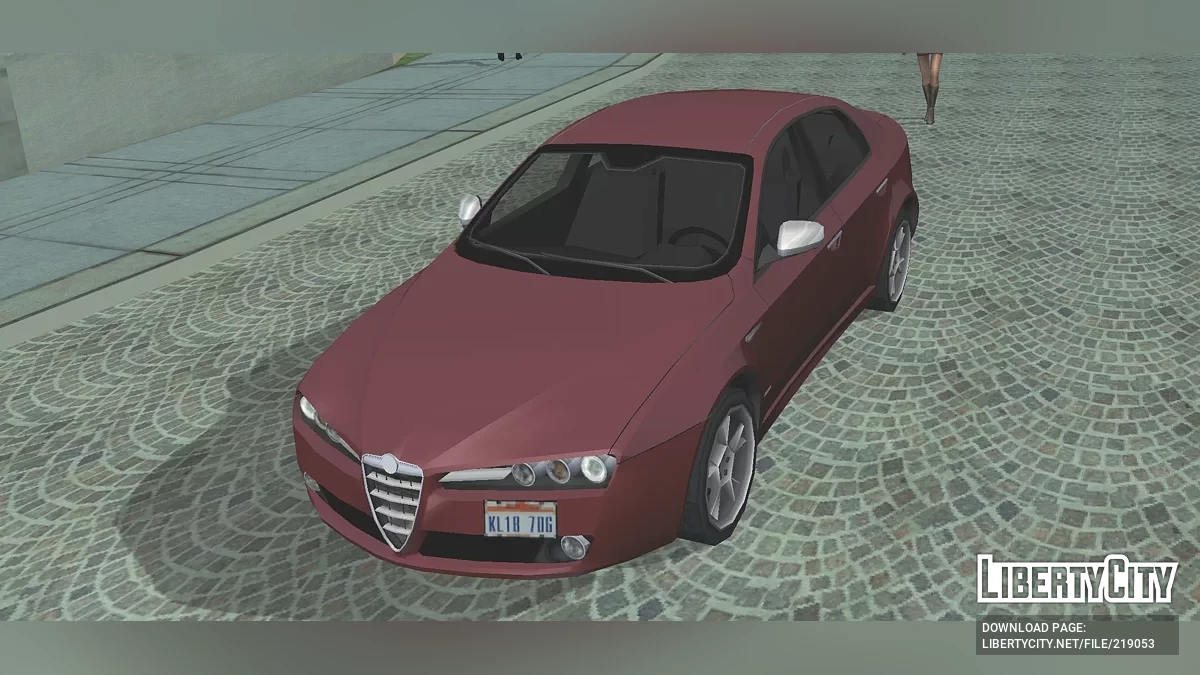Alfa Romeo 159 Ti (SA-стиль + только DFF) / GTA سان أندرياس (iOS، أندرويد)