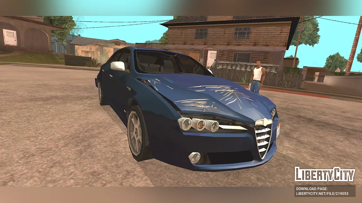 Alfa Romeo 159 Ti (SA-стиль + только DFF) / GTA سان أندرياس (iOS، أندرويد)