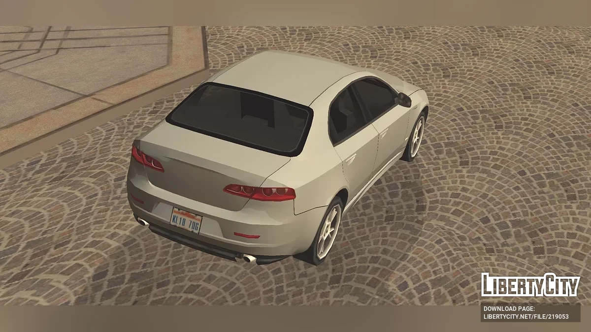 Alfa Romeo 159 Ti (SA-стиль + только DFF) / GTA سان أندرياس (iOS، أندرويد)