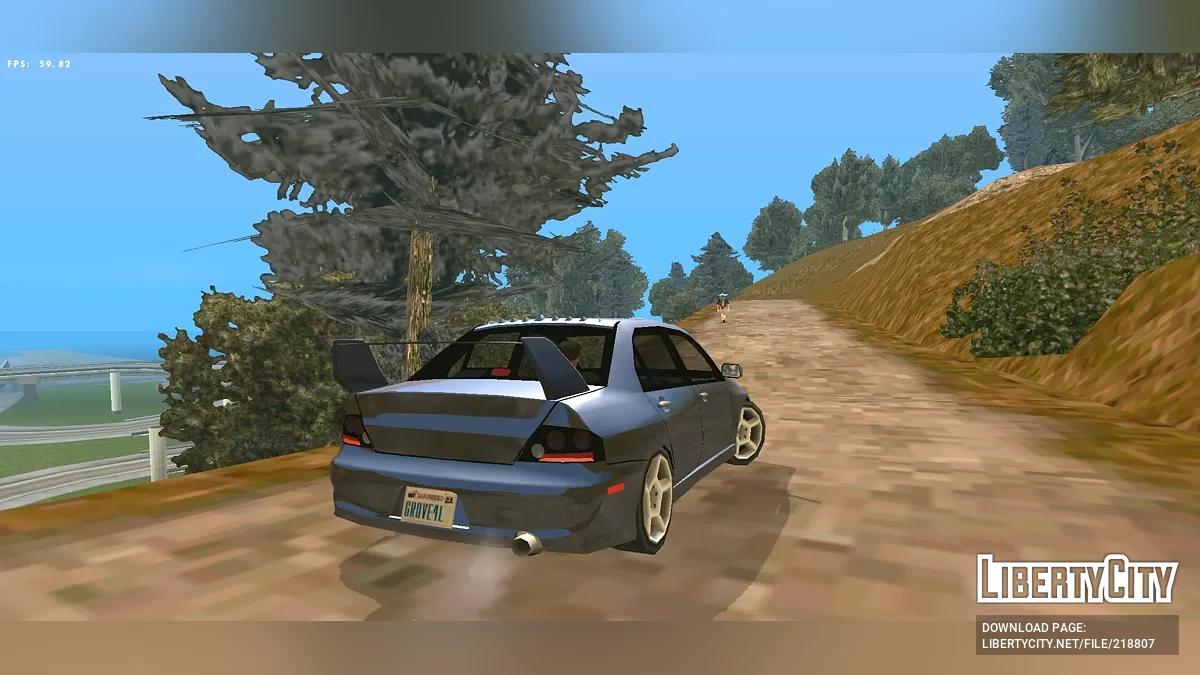 Лансер Еволюшен 8 (SA-стиль + тільки DFF) / GTA San Andreas (iOS, Android)