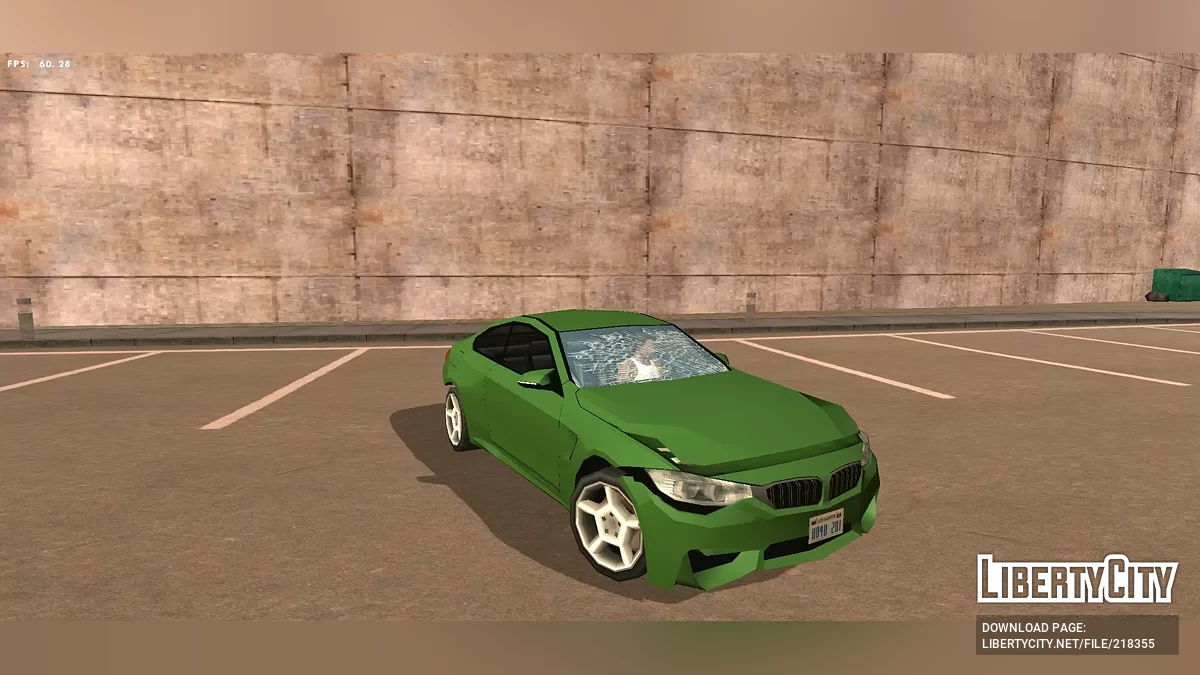 BMW M4 F82 (SA 风格,仅 DFF) / GTA San Andreas (iOS, Android)