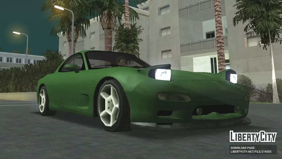 Mazda RX-7 (style SA + DFF seulement) / GTA San Andreas (iOS, Android)