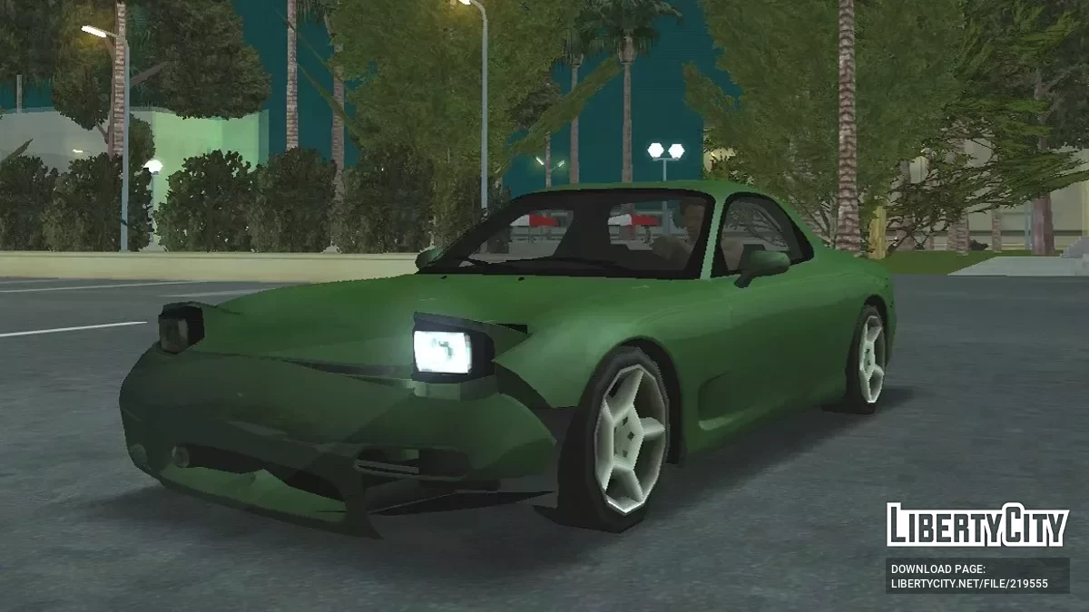 Mazda RX-7 (style SA + DFF seulement) / GTA San Andreas (iOS, Android)
