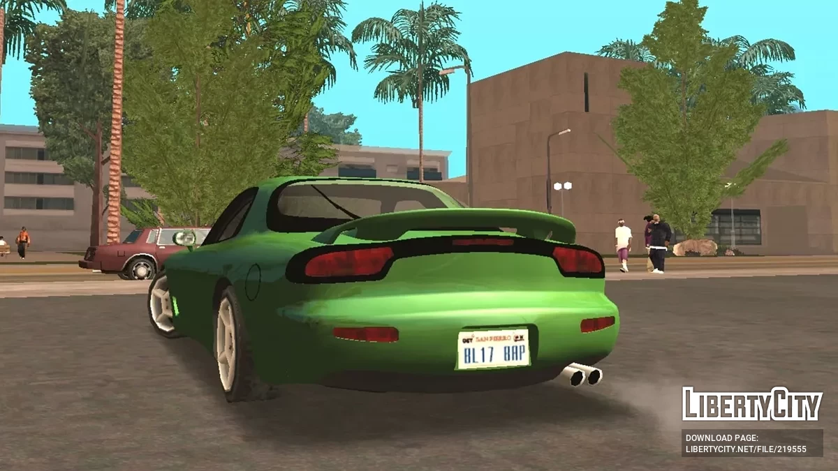 Mazda RX-7 (style SA + DFF seulement) / GTA San Andreas (iOS, Android)