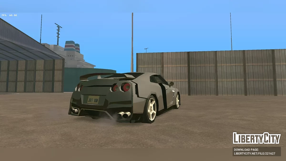 Nissan GT-R R35 2017 SA Style & Dff Only / GTA San Andreas (iOS, Android)