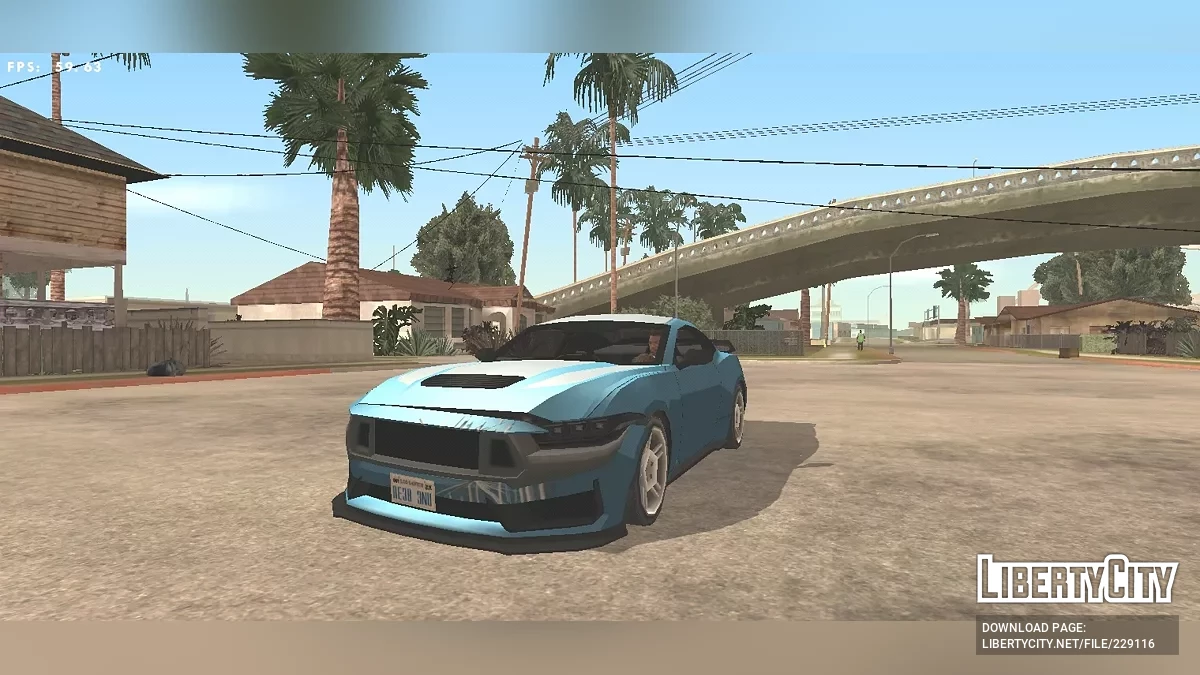'24 Mustang Dark Horse (DFF Only) / GTA San Andreas (iOS, Android)