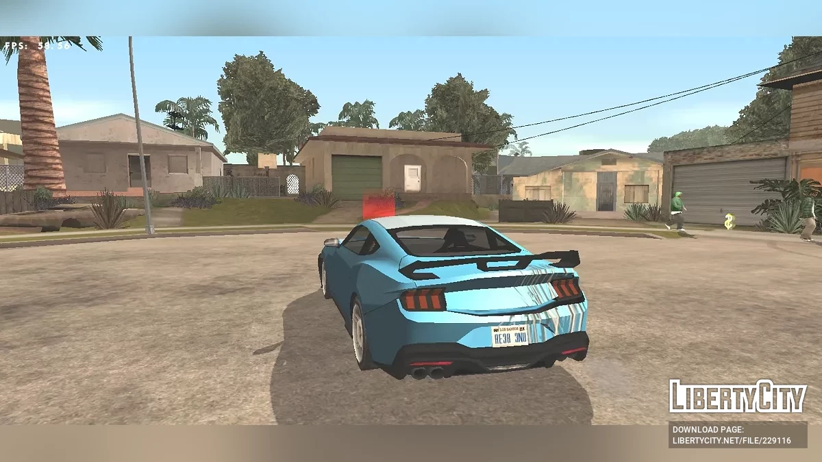 '24 Mustang Dark Horse (DFF Only) / GTA San Andreas (iOS, Android)