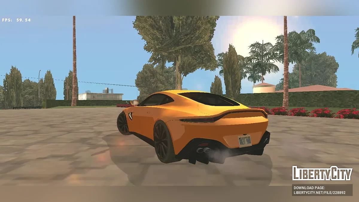 2018年阿斯顿·马丁Vantage(SA风格 / 仅DFF) / GTA San Andreas (iOS, Android)