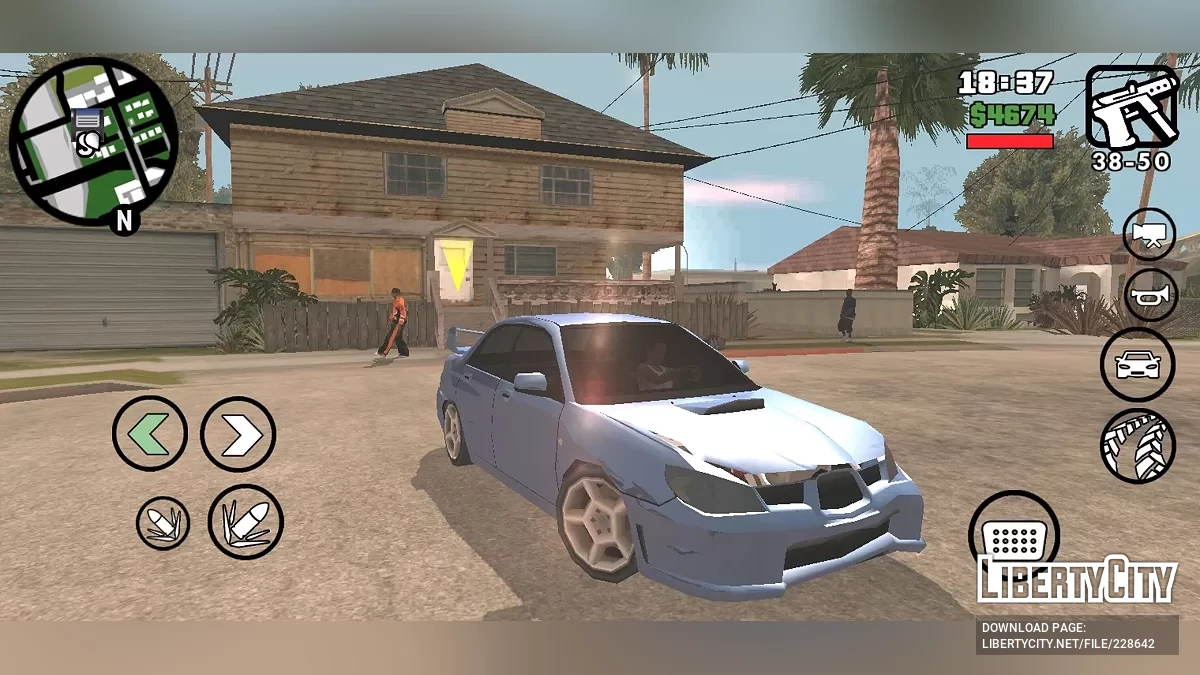 Subaru Impreza WRX STI The Hawkeye (DFF Seulement) / GTA San Andreas (iOS, Android)