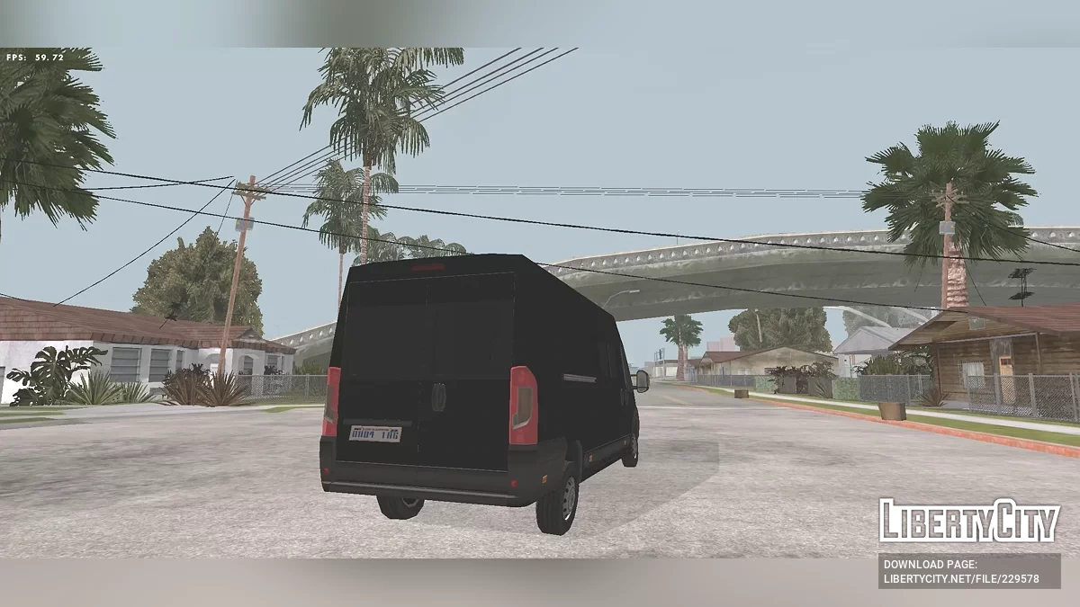 Fiat Ducato 2021 (Estilo SA / Solo DFF) / GTA San Andreas (iOS, Android)