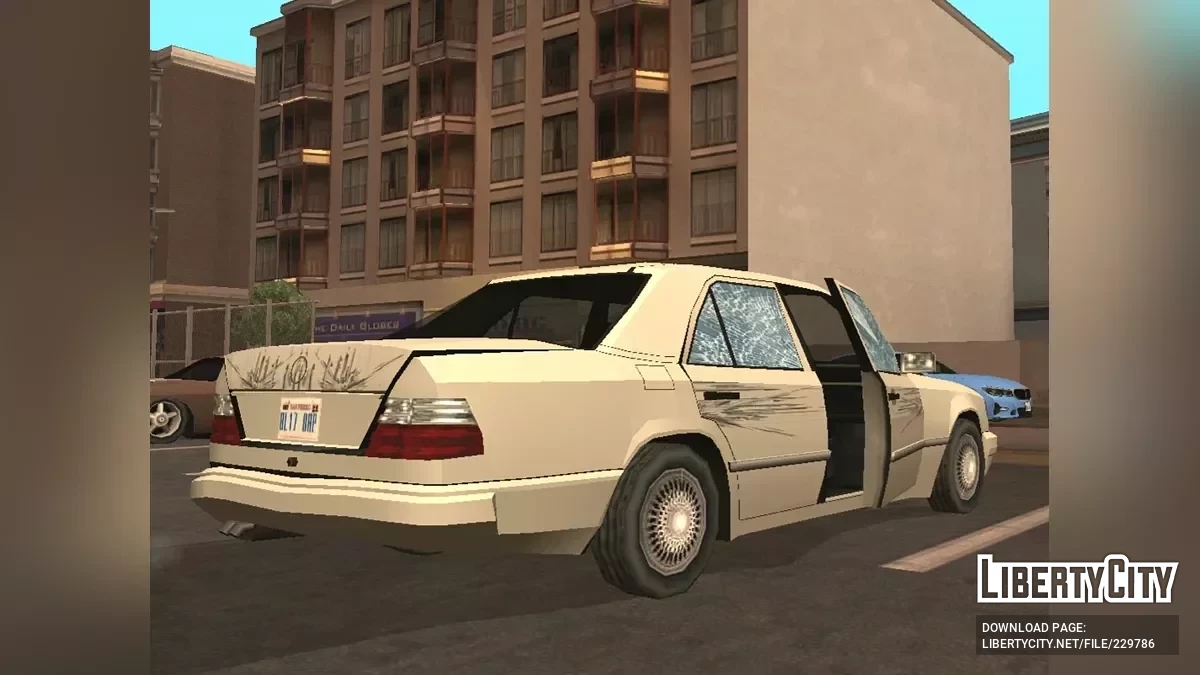 [仅DFF] 梅赛德斯-奔驰W124 Sa风格 / GTA San Andreas (iOS, Android)