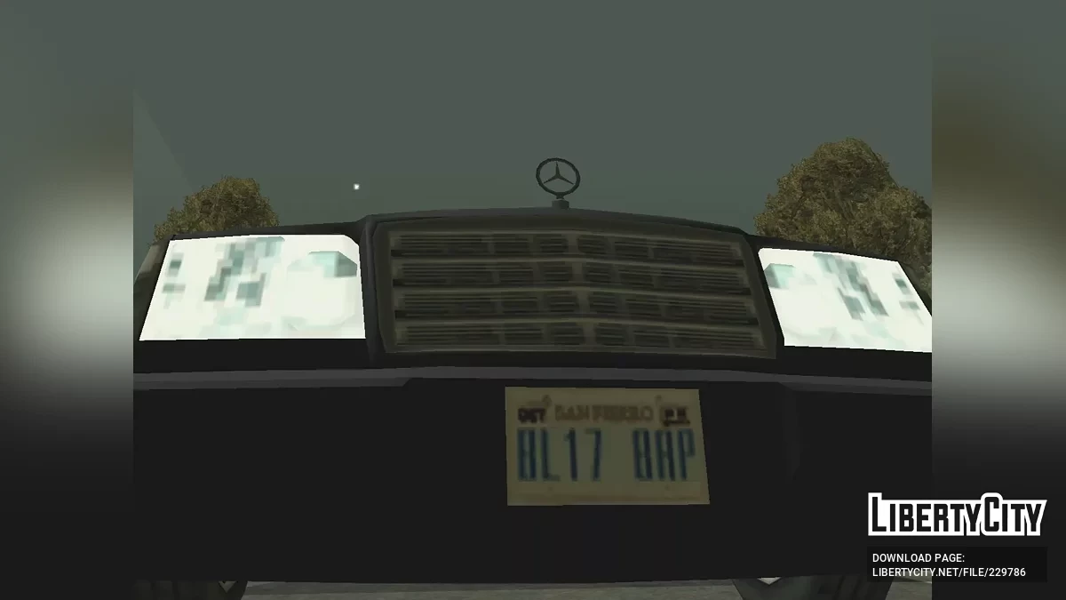 [仅DFF] 梅赛德斯-奔驰W124 Sa风格 / GTA San Andreas (iOS, Android)