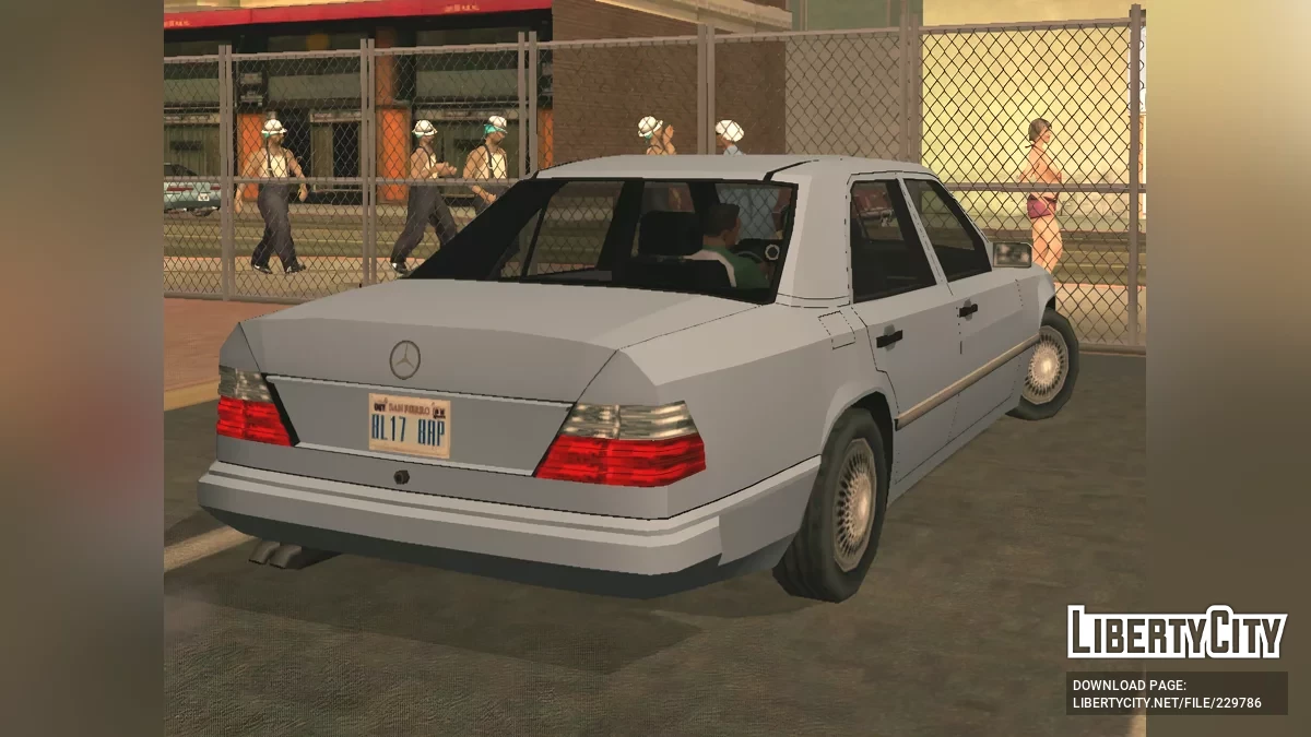 [仅DFF] 梅赛德斯-奔驰W124 Sa风格 / GTA San Andreas (iOS, Android)