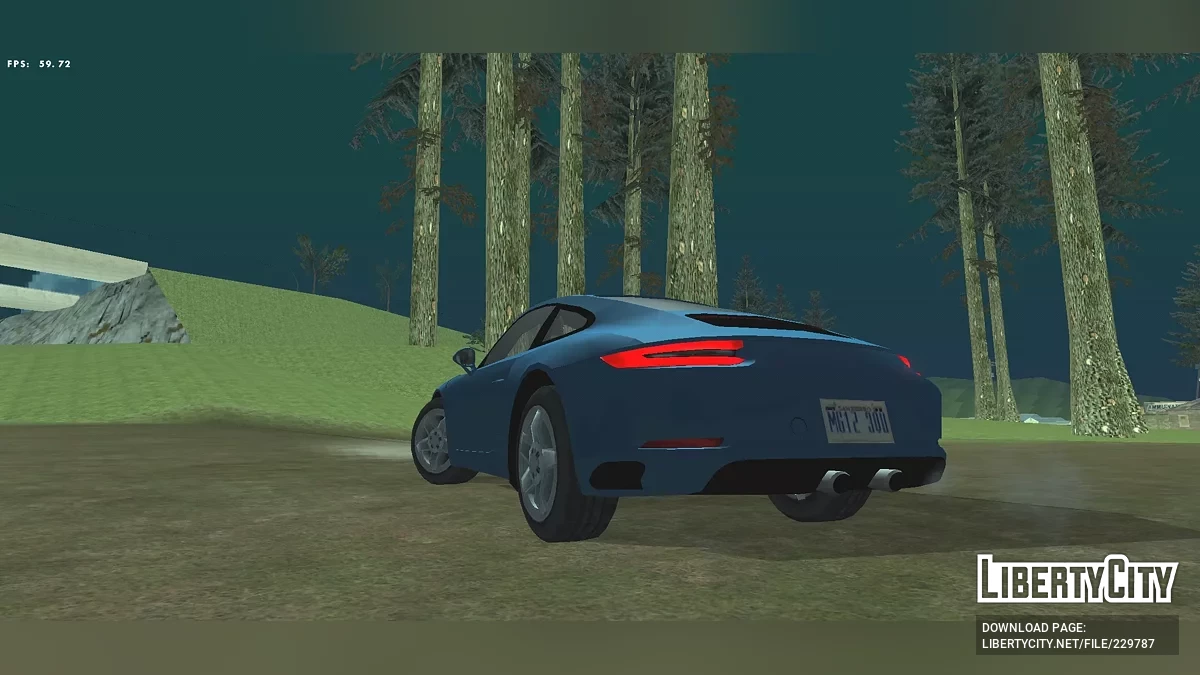 [DFF ONLY] Porsche 911 Carrera Sa Style / GTA San Andreas (iOS, Android)