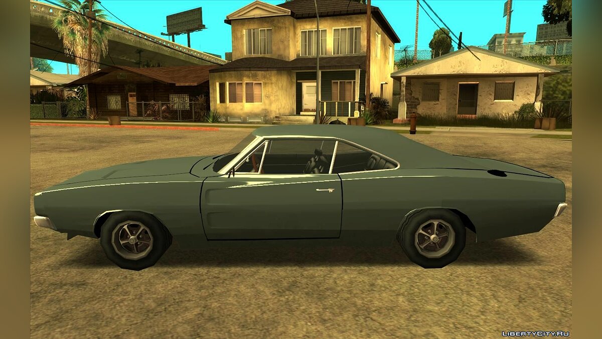 Download Dodge Charger RT 1970 - Improved (SA style) for GTA San Andreas