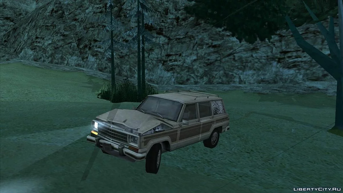 Jeep Wagoneer 1986 [SH2] [LQ] / GTA San Andreas