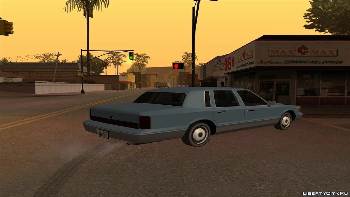 Lincoln Town Car 1992 bajo polígonos / GTA San Andreas
