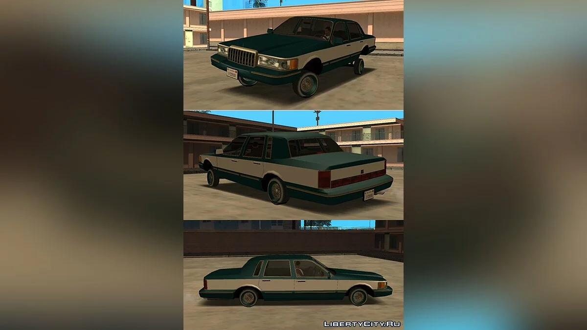 Lincoln Town Car 1992 bajo polígonos / GTA San Andreas