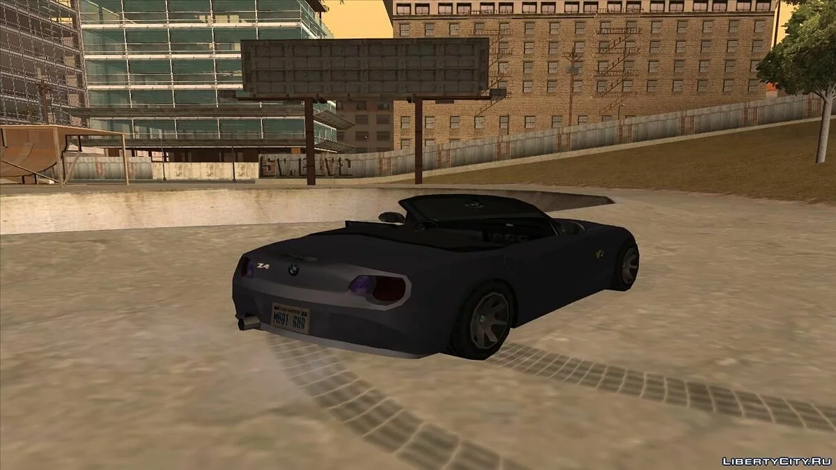 BMW Z4 Bajo Polígonos / GTA San Andreas