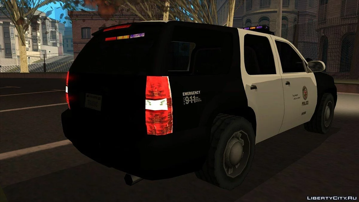 Chevrolet Tahoe 2008 [SA Styled] Police Interceptor / GTA San Andreas