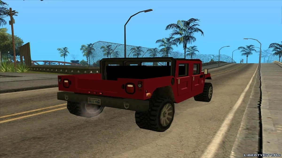 Hummer H1 Niedrig Poly / GTA San Andreas
