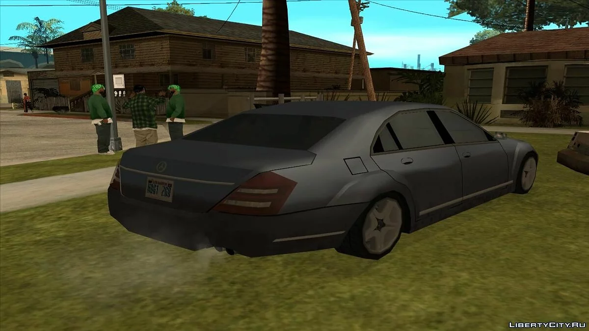 Mercedes-Benz S600 W221 Low Poly / GTA San Andreas
