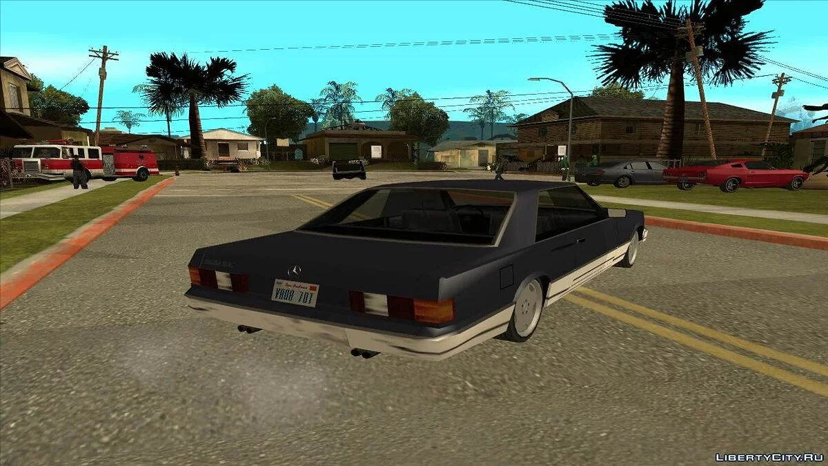 Mercedes-Benz W126 Low Poly / GTA San Andreas