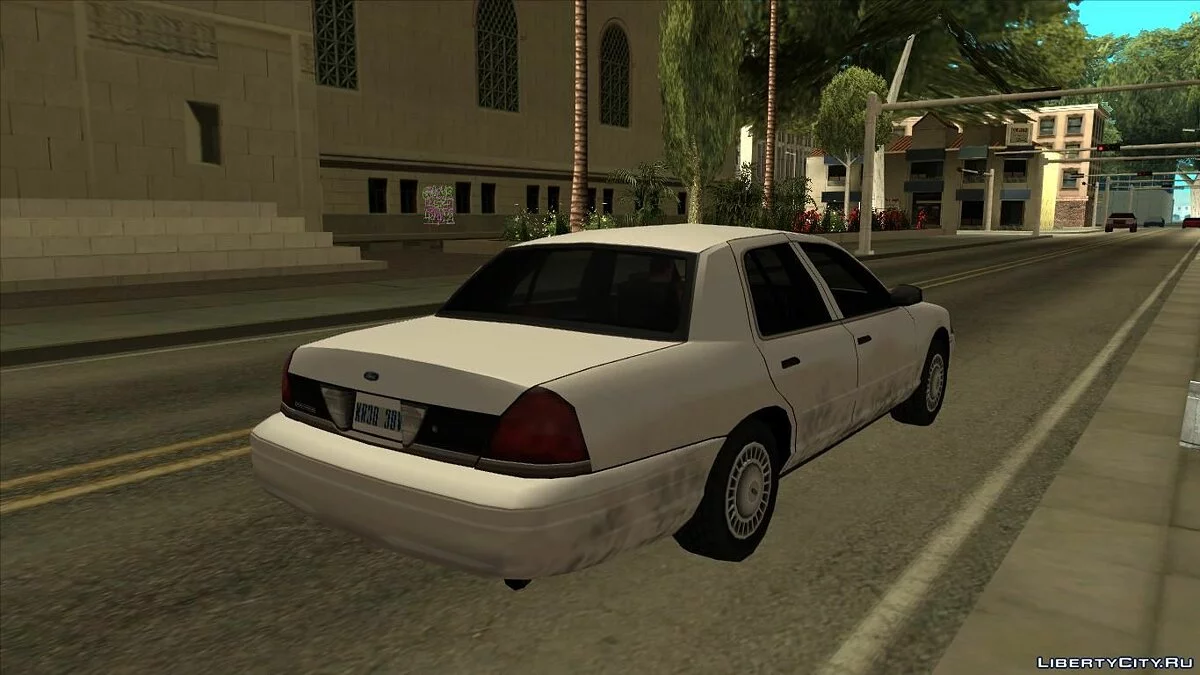Ретро Ford Crown Victoria Поліцейський Інтерсептор Без розпізнавання/Цивільний / GTA San Andreas