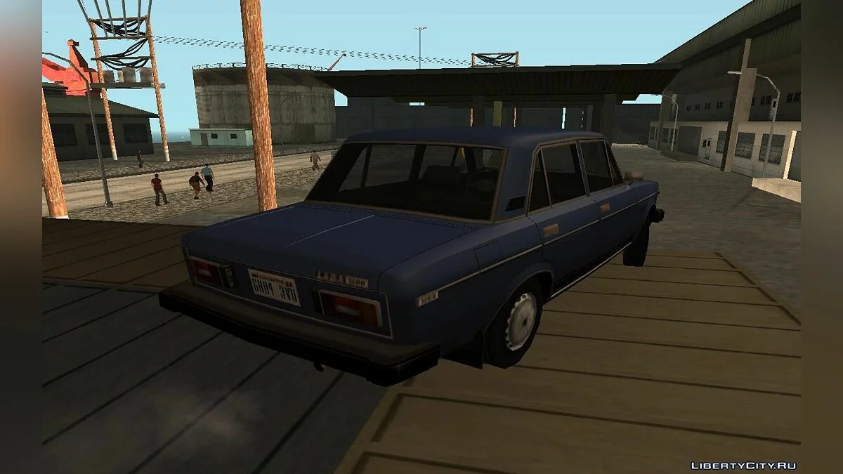 VAZ-2106-041 / LADA 1600 (baixo polígono, estilo SA) / GTA San Andreas