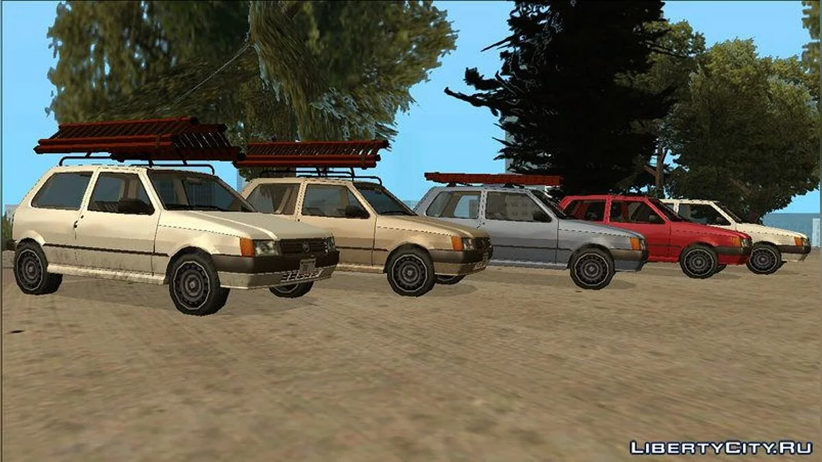 Fiat Uno Mille Fire 2012/2013 - SA-Stil / GTA San Andreas
