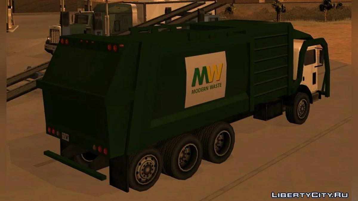 Trashmaster - Мусоровоз з фронтальним завантаженням / GTA San Andreas