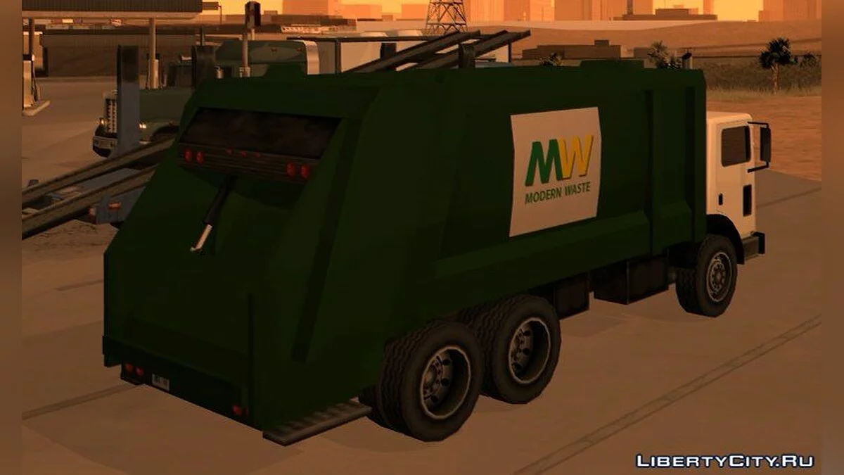 Trashmaster - Rear Load Garbage Truck / GTA San Andreas