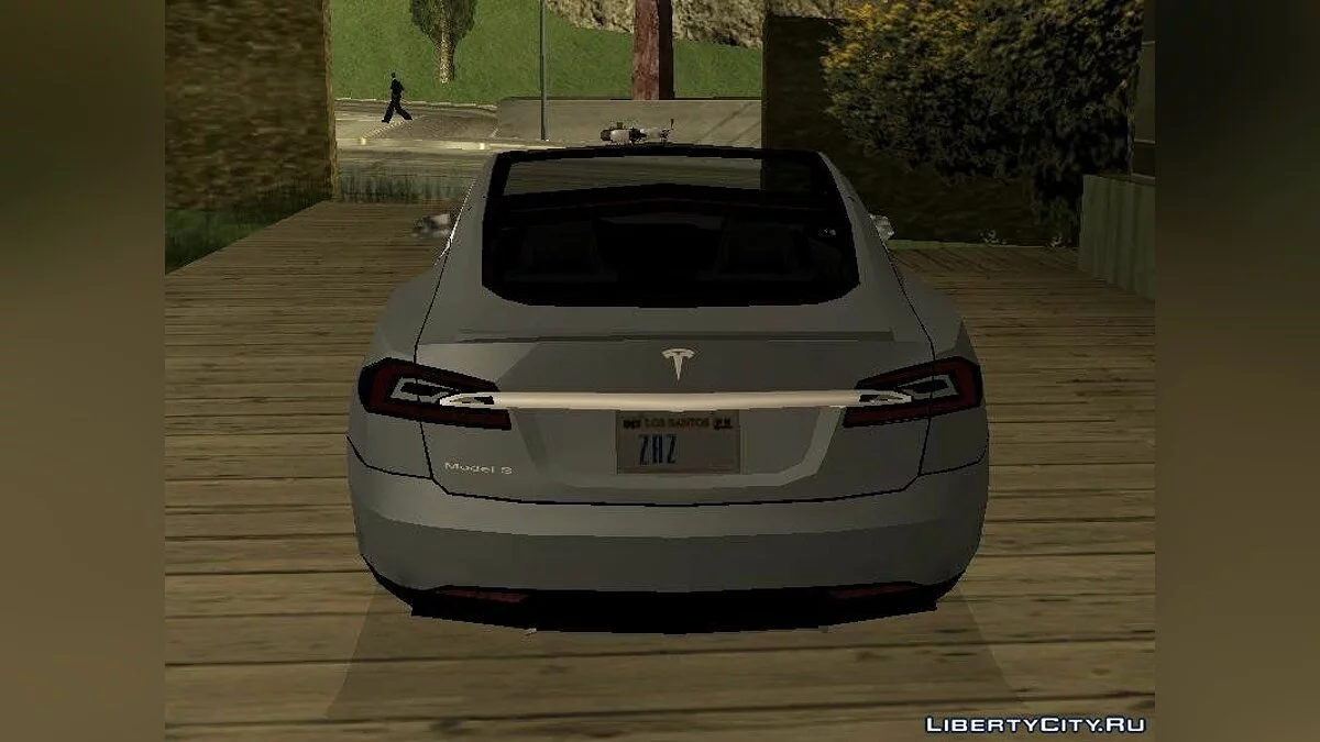 Tesla Model S SA Stil Lowpoly / GTA San Andreas