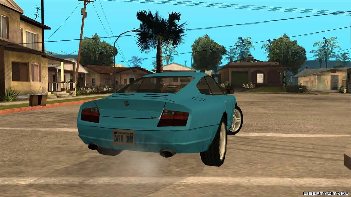 Comet de GTA 4 em Low Poly / GTA San Andreas